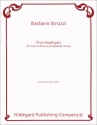 5 Madrigals for 2 to 5 accompanied voices score