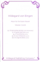 Hildegard von Bingen Music for Easter Season V.1