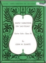 John Duarte Simple Variations On Las Folias Gitarre