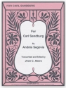 Andres Segovia For Carl Sandburg Gitarre
