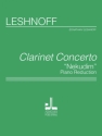 Jonathan Leshnoff Clarinet Concerto Klarinette und Klavier Klavierauszug mit Solostimme