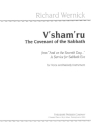 Richard Wernick V'Sham'Ru Gesang, Violine, Viola, Vibraphon, Harfe, Gitarre und Klarinette Vokalpartitur