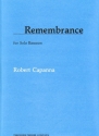 Robert Capanna Remembrance Fagott Solostimme