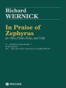 Richard Wernick In Praise Of Zephyrus Oboe, Violine, Viola und Violoncello Partitur und Stimmen