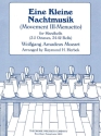 Wolfgang Amadeus Mozart Eine Kleine Nachtmusik (Mavement Iii-Menuett Glocken Einzelstimme