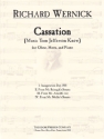 Richard Wernick Cassation (Music Tom Jefferson Knew) Oboe, Horn und Klavier Partitur und Stimmen
