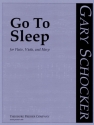 Gary Schocker Go To Sleep Flte, Viola und Harfe Partitur und Stimmen