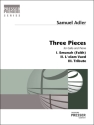 Samuel Adler Three Pieces Violoncello und Klavier Klavierauszug mit Solostimme