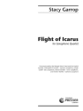 Stacy Garrop Flight Of Icarus Sopran-Saxophon, Alt-Saxophon, Tenor-Saxophon und Bariton-Saxophon Partitur und Stimmen