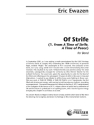 Eric Ewazen Of Strife (1. From A Time Of Strife, A Time Of Peace)  Partitur