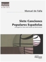 Siete Canciones Populares Espaolas for voice and guitar