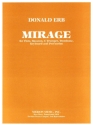 Donald Erb Mirage Flte, Fagott, Trompete, Posaune, Keyboard und Percussion Partitur und Stimmen