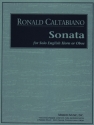 Ronald Caltabiano Sonata Englischhorn (Oboe) Solostimme