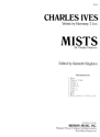 Charles Ives Mists Orchester Partitur