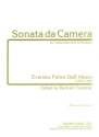 Evaristo Dall'Abaco Sonata Da Camera Violoncello und Kontrabass Partitur und Stimmen
