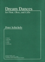 Peter Schickele Dream Dances Flte, Oboe und Violoncello Partitur und Stimmen