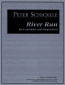 Peter Schickele River Run Cembalo und Kontrabass Klavierauszug mit Solostimme