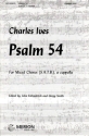 Charles Ives Psalm 54 Chor Chorpartitur