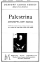 Giovanni da Palestrina Assumpta Est Maria  Chorpartitur