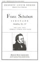 Franz Schubert Serenade Frauenchor und Klavier Chorpartitur