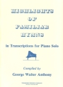 Highlights Of Familiar Hymns Klavier Solostimme