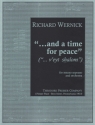 Richard Wernick ... and A Time for Peace sinfonisches Blasorchester Studienpartitur