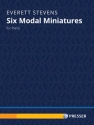 Everett Stevens Six Modal Miniatures for Piano Klavier Solostimme