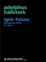 Adolphus Hailstork Ignis Fatuus Klavier Studienpartitur