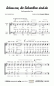 Thibaut/Grote Schau nur, die Schwalben sind da (vierstimmig) fr SATB Singpartitur