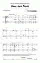 L. v. Beethoven Herr hab Dank (vierstimmig) fr SATB Singpartitur