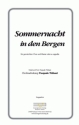 Thibaut Sommernacht in den Bergen (vierstimmig) fr SATB Singpartitur