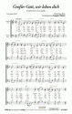Ritter/Franz Groer Gott, wir loben dich (vierstimmig) fr SATB Singpartitur