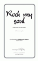 Spiritual Rock my soul (vierstimmig) fr TTBB Singpartitur