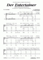 Scott Joplin Der Entertainer (vierstimmig) fr TTBB und Klavier Singpartitur