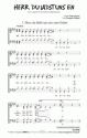 Peter Schnur Herr, du ldst uns ein (vierstimmig) fr SATB (a cappella) Singpartitur
