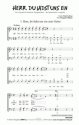Peter Schnur Herr, du ldst uns ein (vierstimmig) fr TTBB (a cappella) Singpartitur