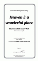 Spiritual Heaven is a wonderful place (dreistimmig) fr SSA Singpartitur