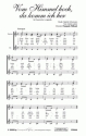 Schumann/Luther, Chorsa Vom Himmel hoch, da komm ich her fr SSA Singpartitur