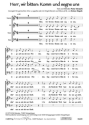 Peter Strauch Herr, wir bitten: Komm und segne uns (vierstimmig) fr SATB und Orgel (Klavier) und Oboe oder a cappella Singpartitur