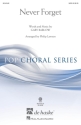 Never Forget SATB Chorpartitur