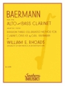 Baermann  for the alto and bass clarinet