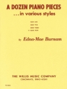 Edna-Mae Burnam A Dozen Piano Pieces Book 4 Klavier Buch