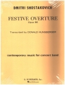 Festive Overture op.96 for concert band score and parts