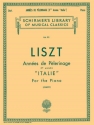 Franz Liszt, Annees De Pelerinage Book 2 'Italie' Klavier Buch