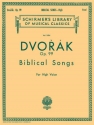 Antonn Dvork, Biblical Songs Op.99 High Voice and Piano Buch