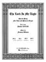Frances Allitsen, The Lord Is My Light Medium Low Voice and Piano Buch
