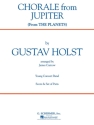 Gustav Holst, Chorale from Jupiter Concert Band Partitur + Stimmen