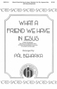 Charles C. Converse, What A Friend We Have In Jesus SATB, Soprano Solo, Keyboard Or Harp, Clarinet, Cello, String Bass Chorpartitur