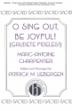 Marc-Antoine Charpentier, O Sing Out, Be Joyful! (Gaudete Fideles) 2-Part Choir and Keyboard Chorpartitur