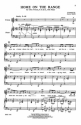 Home On The Range TTBB, Piano Chorpartitur